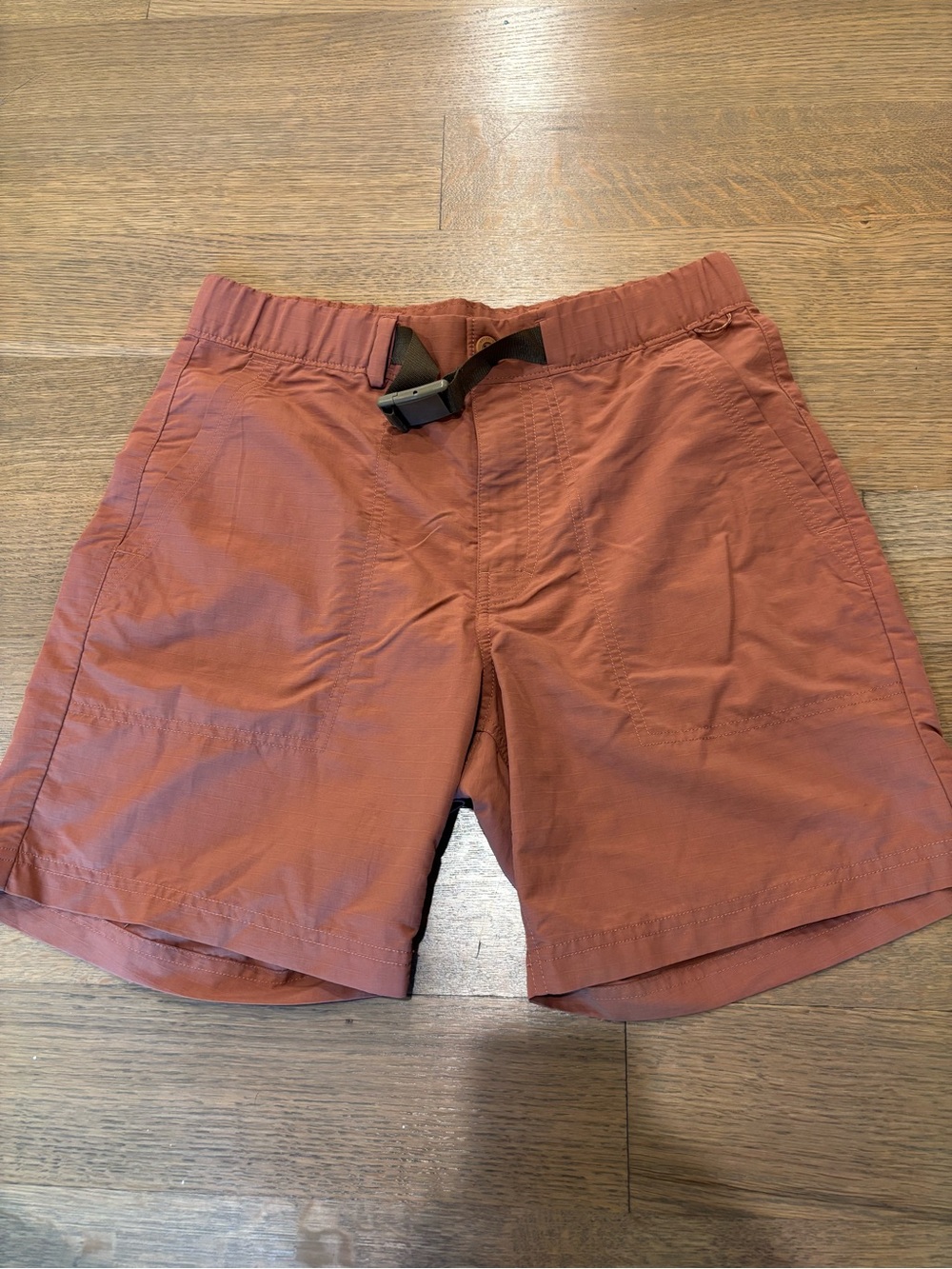 REI Men's Athletic Shorts in Rust Orange